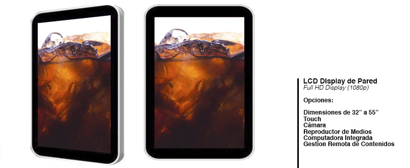 LCD de Pared Full-HD