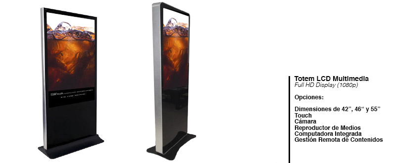 Totem LCD Multimedia Full-HD